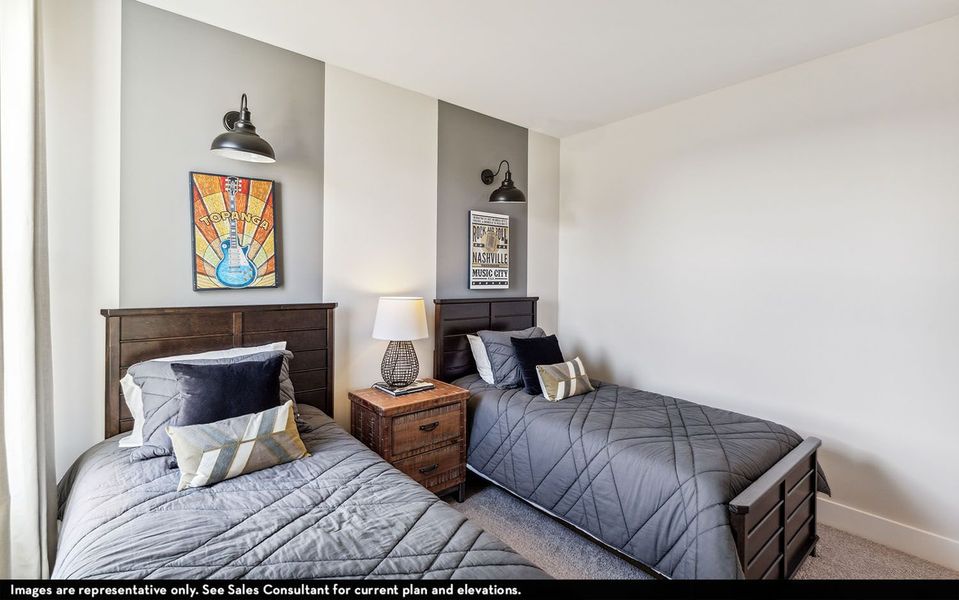 Furnished interior view inside a new home in McCain's Station, Gallatin (Image 19).