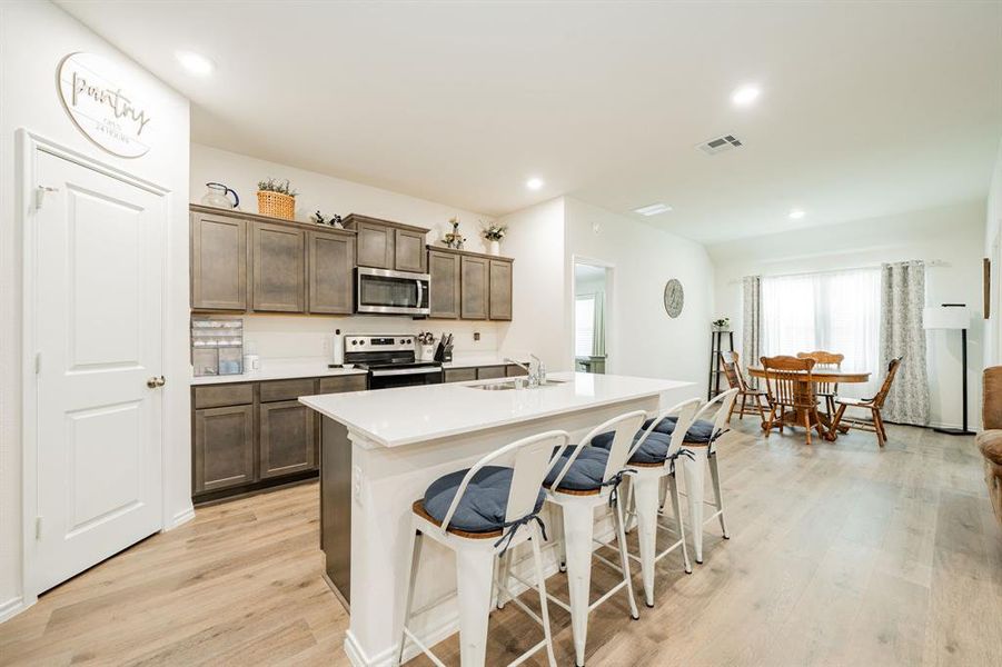 Furnished interior view inside a new home in , Kaufman (Image 9). Furnished interior view inside a new home in , Kaufman (Image 9).