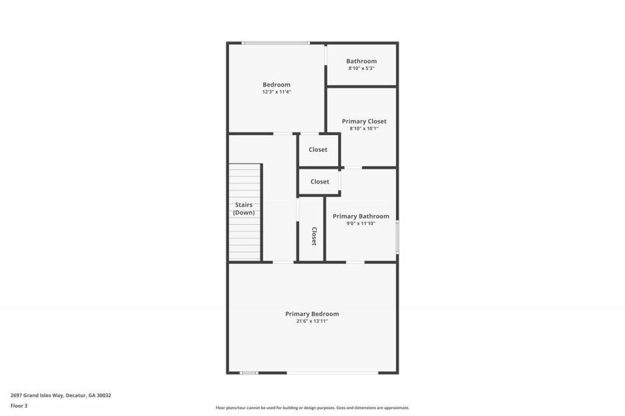 2D floor plan layout of this home in , Decatur, GA (Image 7).