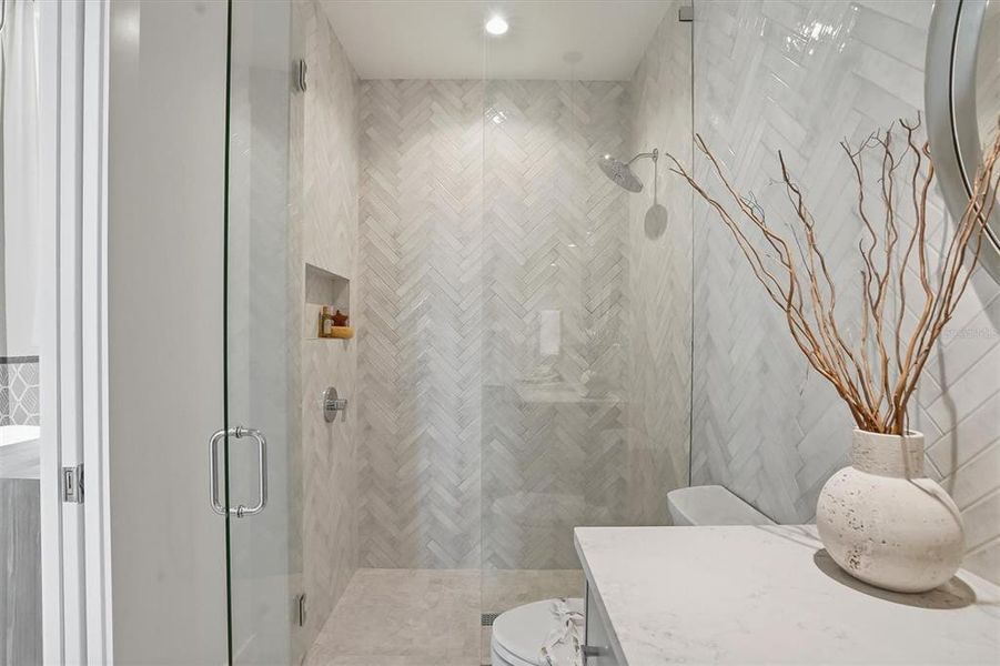 Close-up of interior finishes inside a home in , Sarasota (Image 20).