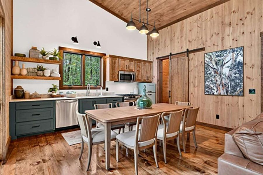 Furnished interior view inside a new home in , Blue Ridge (Image 16).