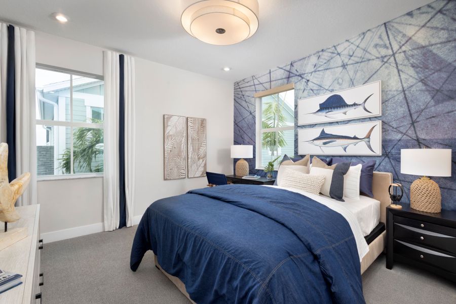 Representative furnished interior of a home built from the Seaside by Mattamy Homes in Newfield, Palm City (Image 17).
