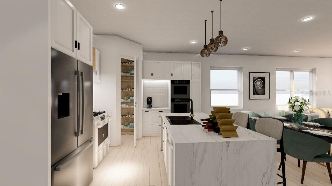 Furnished interior view inside a new home in , Tampa (Image 12).