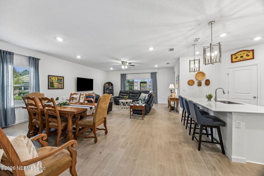 Furnished interior view inside a new home in , Yulee (Image 52).