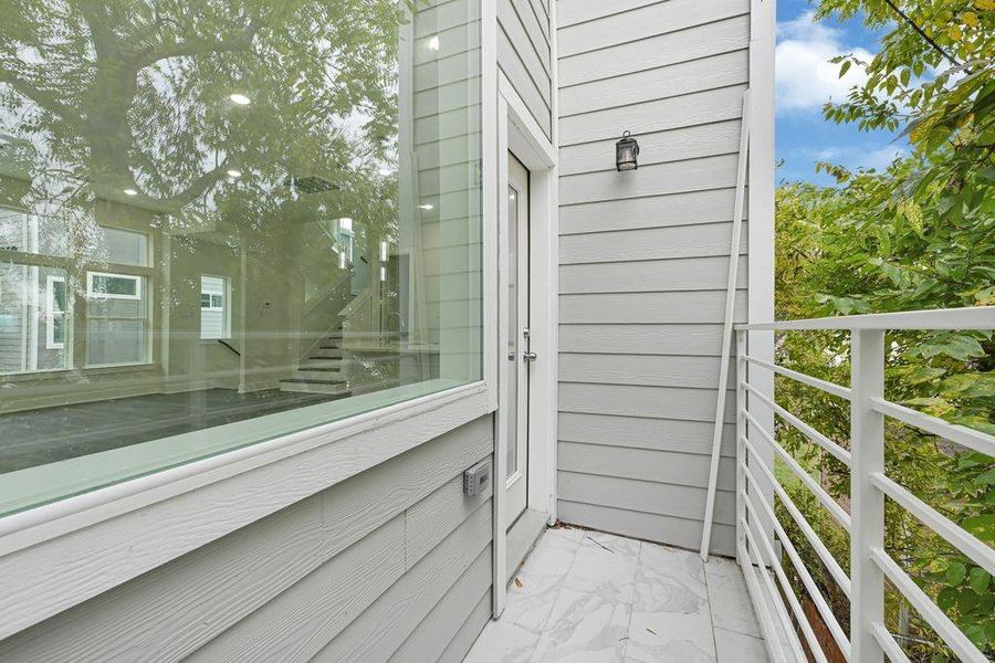 Exterior details and patio area of a home in , Houston (Image 4). Exterior details and patio area of a home in , Houston (Image 4).