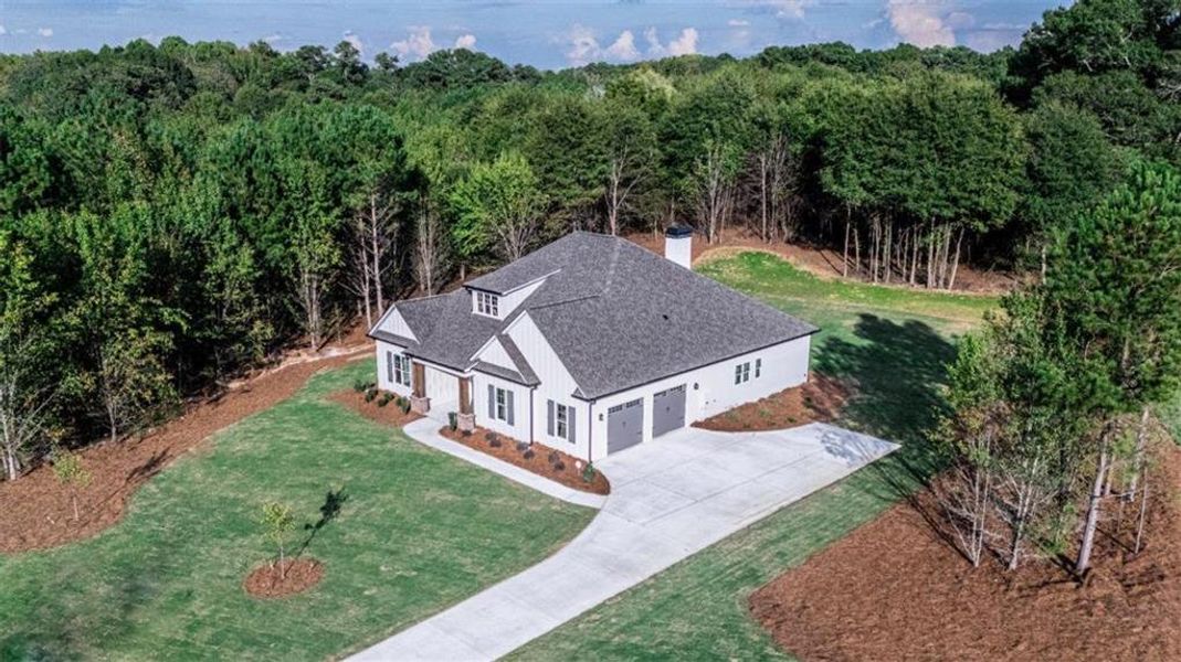 Front exterior of a new home in , Fayetteville, GA, highlighting curb appeal (Image 4).