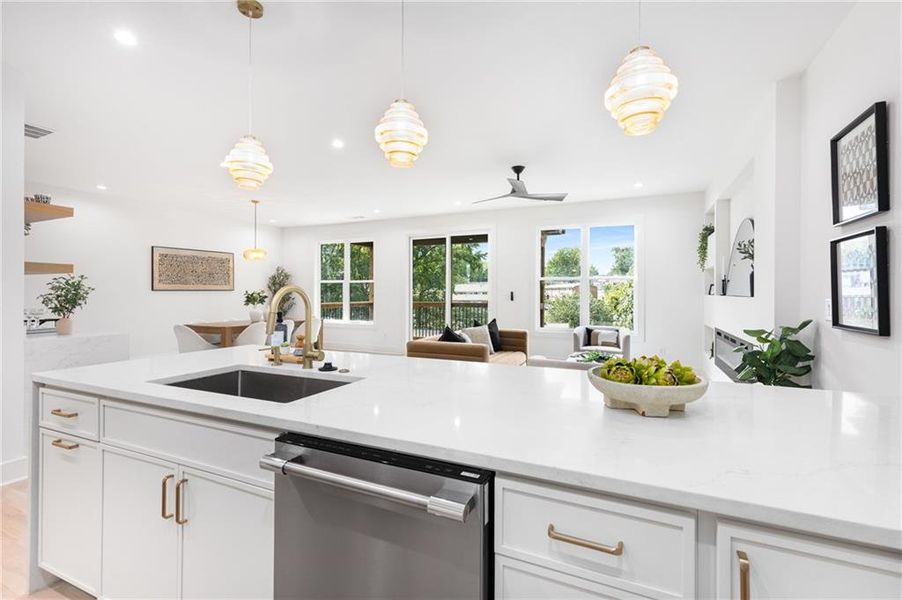 Furnished interior view inside a new home in , Smyrna (Image 32).