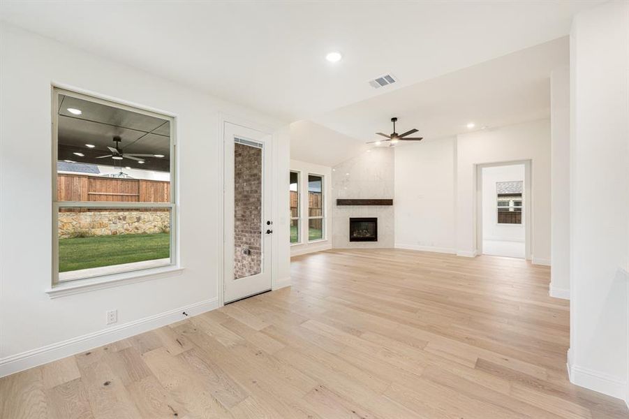 Spacious, unfurnished interior of a new home in Windsong Ranch Classic 61, Prosper (Image 38).