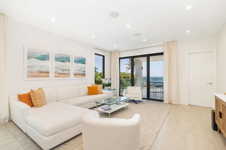 Furnished interior view inside a new home in , Palm Beach Shores (Image 20).