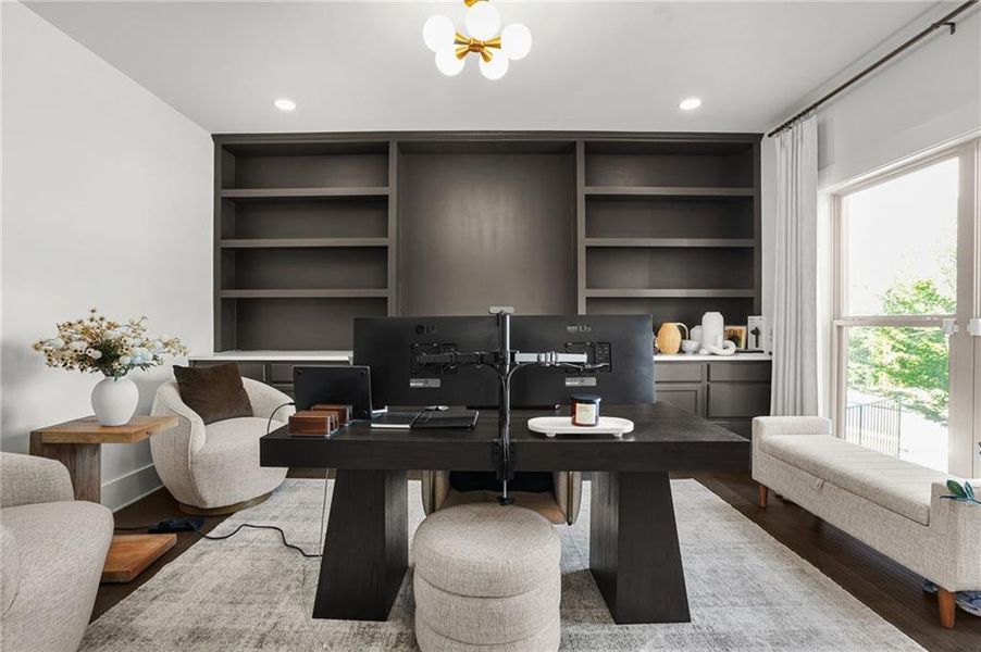Furnished interior view inside a new home in , Fairburn (Image 12).