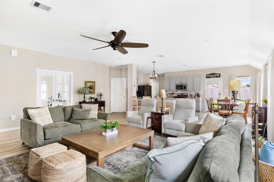Furnished interior view inside a new home in Pinewood at Grand Texas, New Caney (Image 18).