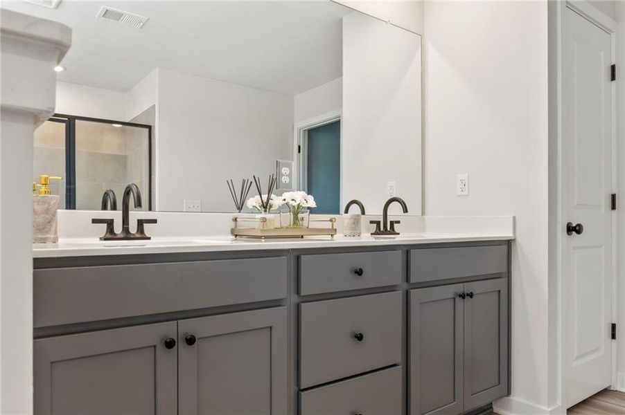 Furnished interior view inside a new home in Hawthorne Reserve, Dallas (Image 22).