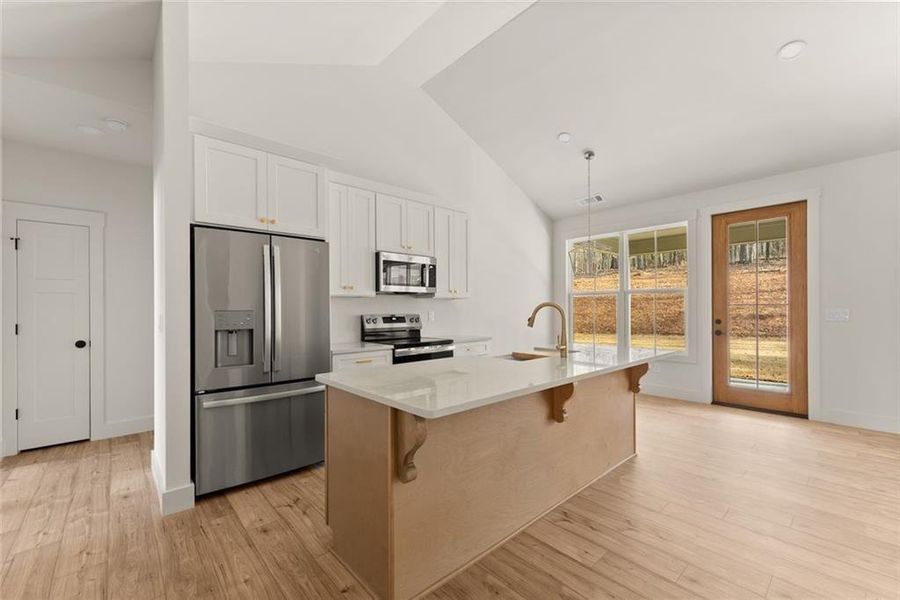 Furnished interior view inside a new home in , Cleveland (Image 17).