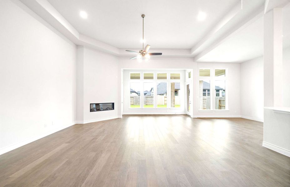 Representative unfurnished interior of a home built from the 2909AU by Ravenna Homes in Audubon 60′, Magnolia (Image 29).