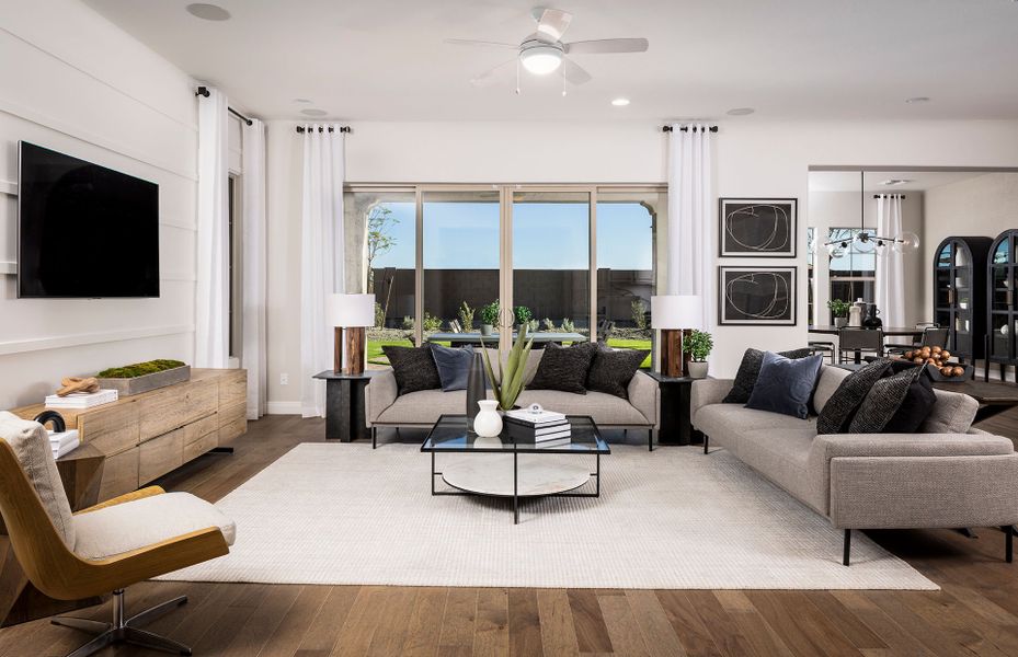 Representative furnished interior of a home built from the Virtue by Pulte Homes in Regent Hills - Enchantment Series, Buckeye (Image 14).