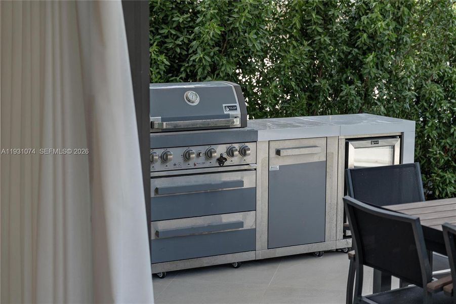 Exterior details and patio area of a home in , Miami Beach (Image 29).