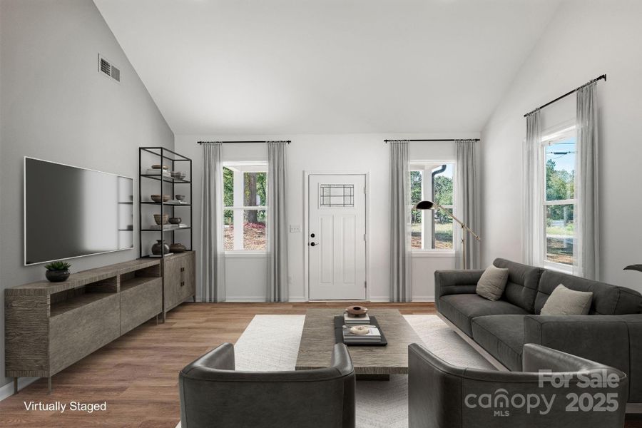 Furnished interior view inside a new home in , Cherryville (Image 35). Furnished interior view inside a new home in , Cherryville (Image 35).