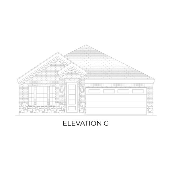 Representative rendering of the exterior for the Kennedy F by First Texas Homes (Image 16).