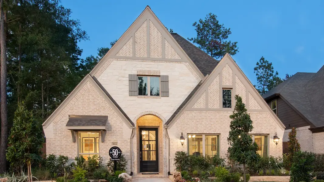 Front exterior of a new home in Silo Mills, Cleburne, TX, highlighting curb appeal (Image 20). Front exterior of a new home in Silo Mills, Cleburne, TX, highlighting curb appeal (Image 20).