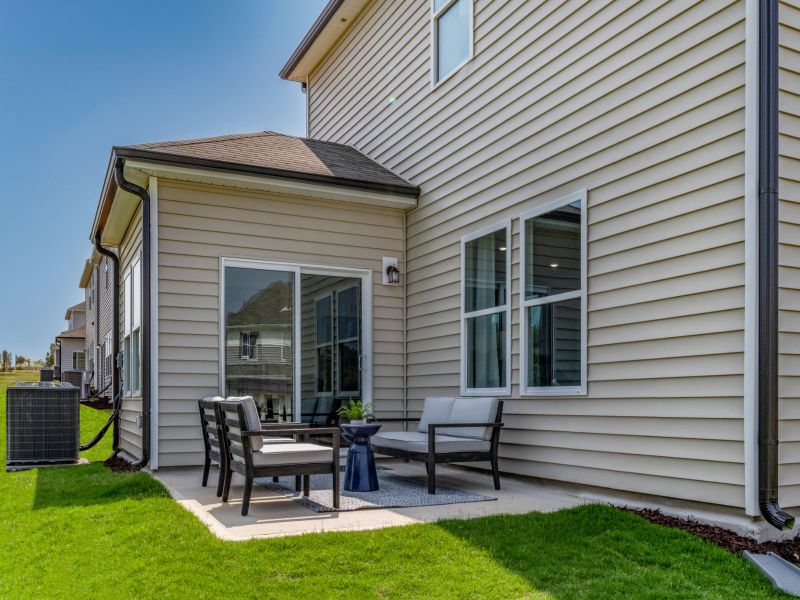 The Dallas floorplan as modeled at Cherry Creek in Haw River, NC.