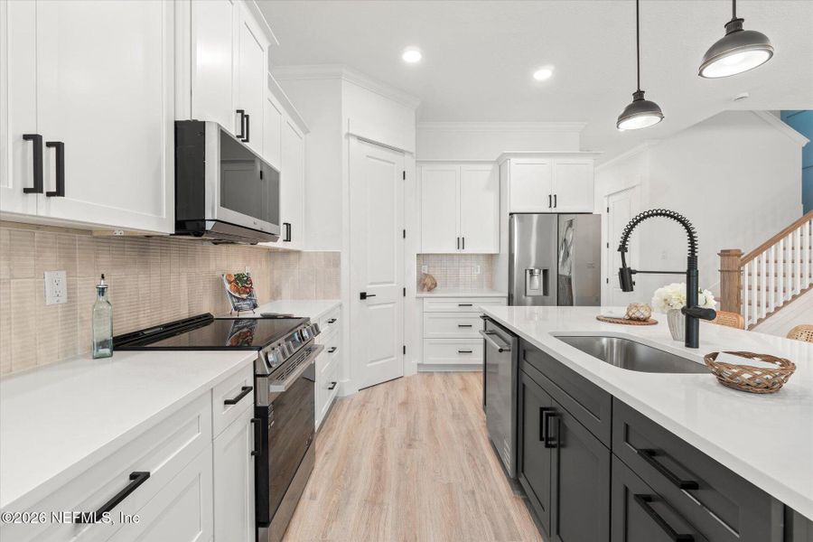 Furnished interior view inside a new home in , Jacksonville Beach (Image 19). Furnished interior view inside a new home in , Jacksonville Beach (Image 19).