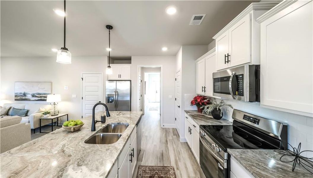 Furnished interior view inside a new home in Canterbury Villas, Carrollton (Image 12).