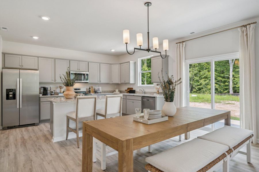 Furnished interior view inside a new home in Pine Hills at Cane Bay, Moncks Corner (Image 22).