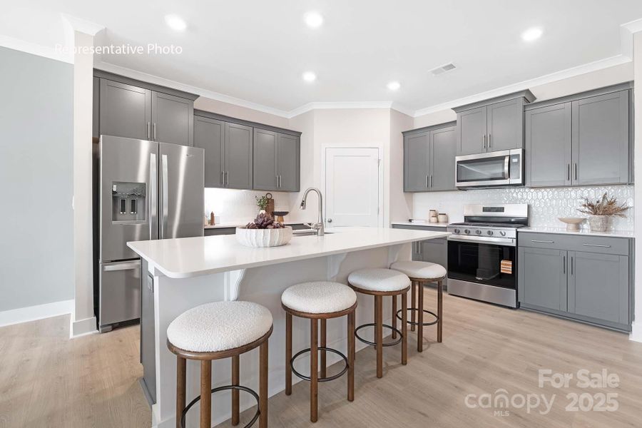 Furnished interior view inside a new home in Sanctuary at Southgate, Indian Trail (Image 15).