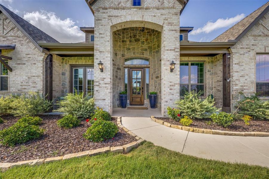 Exterior details and patio area of a home in Error: Invalid Content, Van Alstyne (Image 21). Exterior details and patio area of a home in Error: Invalid Content, Van Alstyne (Image 21).
