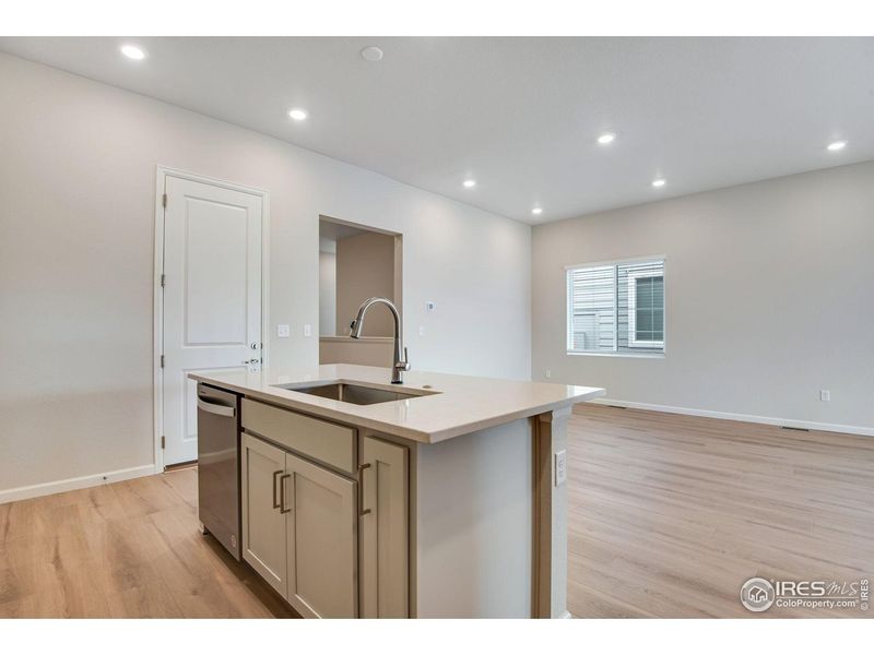 Furnished interior view inside a new home in Westside Crossing, Berthoud (Image 11).