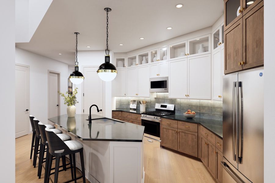 Representative furnished interior of a home built from the The Manuka by David Weekley Homes in Brookewater - Ascent Collection, Rosenberg (Image 5).