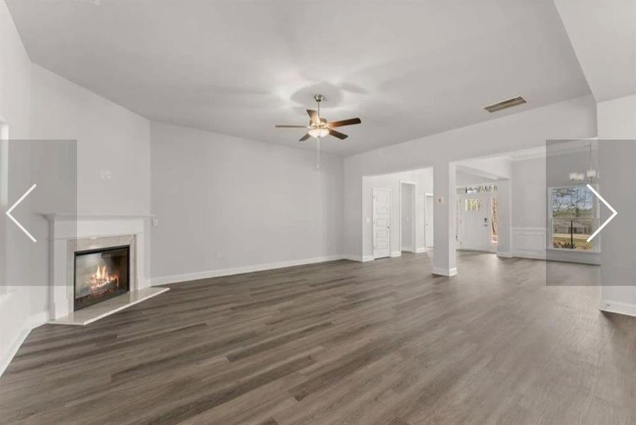 Spacious, unfurnished interior of a new home in The Fields of Walnut Creek, Pendergrass (Image 22).