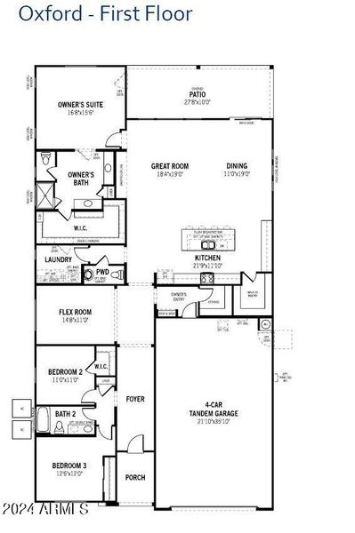 Oxford Floor Plan