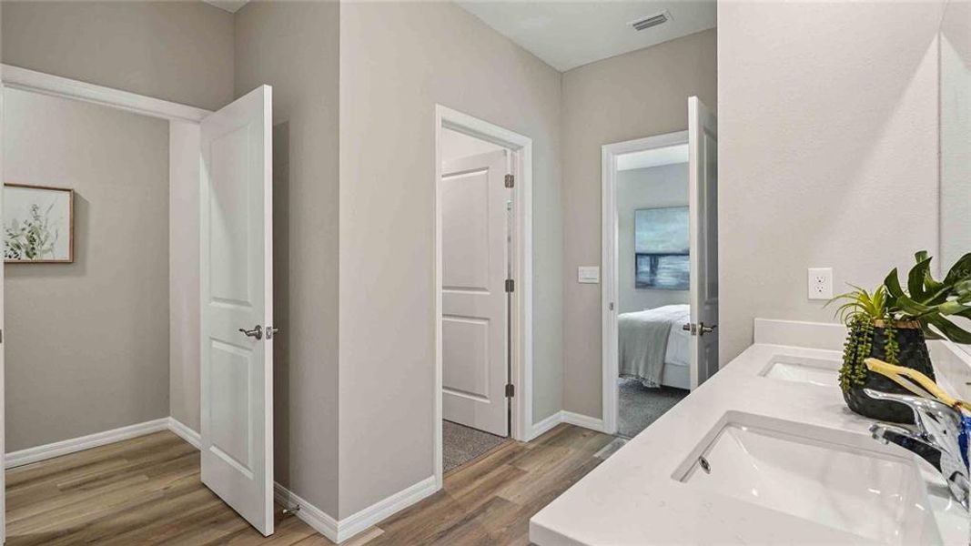 Furnished interior view inside a new home in Avalon Woods, Newberry (Image 22).