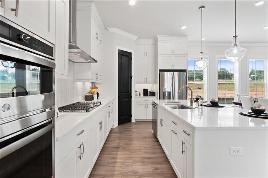 Furnished interior view inside a new home in Promenade at Sawnee Village, Cumming (Image 33).