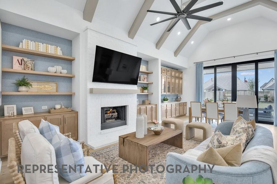 Furnished interior view inside a new home in Two Step Farm, Montgomery (Image 10).