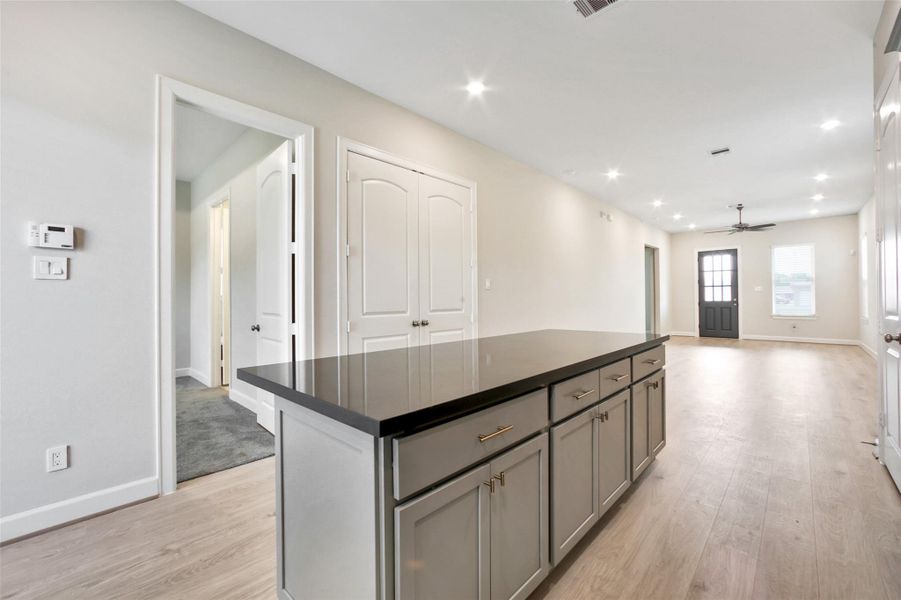 Furnished interior view inside a new home in Pearland Old Townsite, Pearland (Image 4).