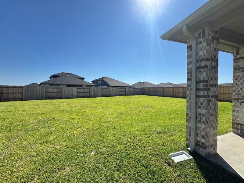 Exterior details and patio area of a home in Sunterra, Katy (Image 1). Exterior details and patio area of a home in Sunterra, Katy (Image 1).