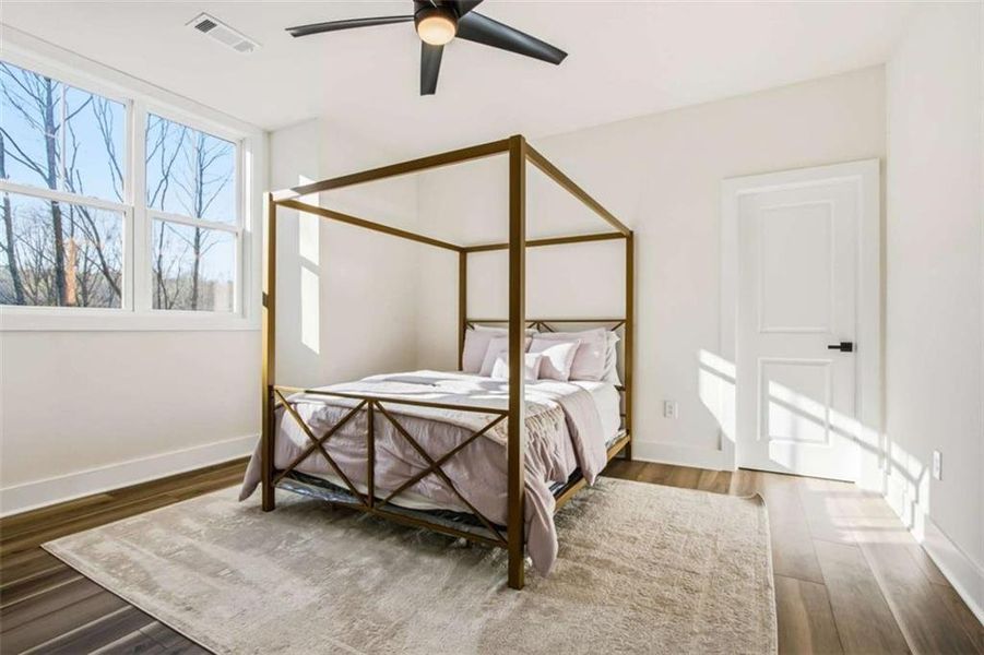 Furnished interior view inside a new home in , Winston (Image 40).