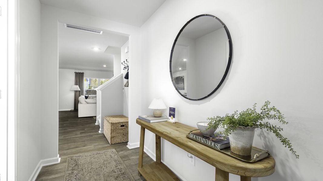 Representative furnished interior of a home built from the Hayden by D.R. Horton in Fiddlers Landing, Winston-Salem (Image 7).