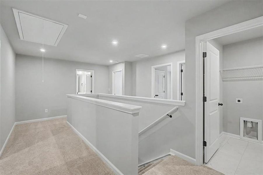 Spacious, unfurnished interior of a new home in Sawmill Creek, Mableton (Image 42).