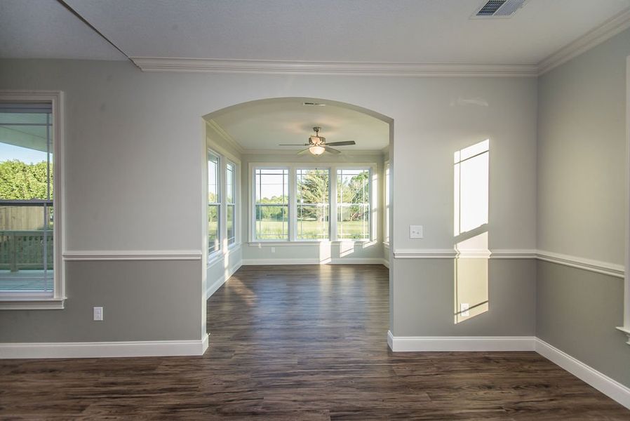 Representative unfurnished interior of a home built from the Mediterranean by Enchanted Homes in Lonesome Dove, San Antonio (Image 37).