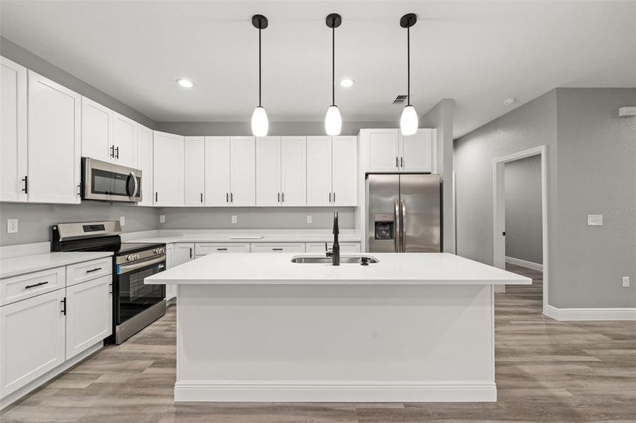 Furnished interior view inside a new home in , Williston (Image 11).