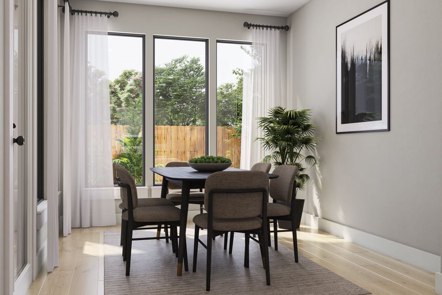 Representative furnished interior of a home built from the Camden by Tri Pointe Homes in The Estates at James Lane, Fulshear (Image 16).