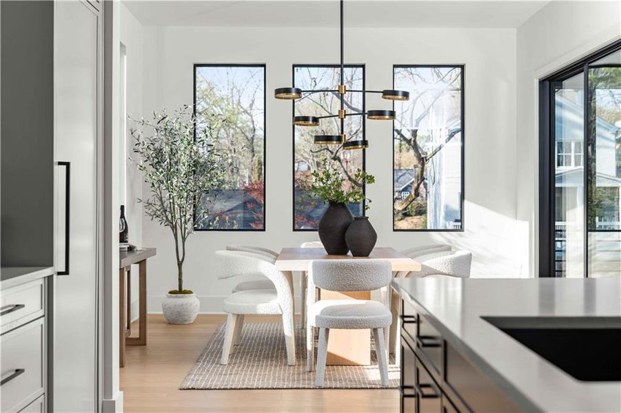 Furnished interior view inside a new home in , Atlanta (Image 19).