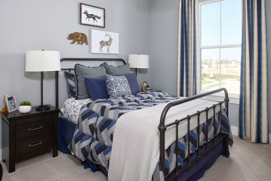 Furnished interior view inside a new home in Edgewater, Royse City (Image 29).