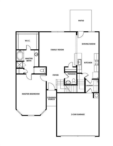 The Woods Floor Plan - 1st Floor