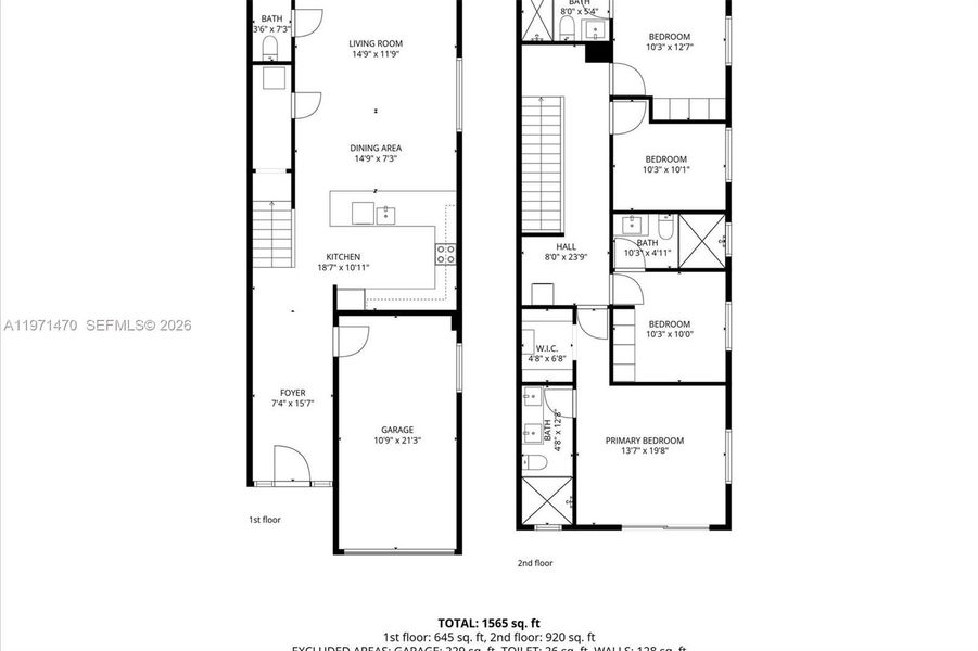 2D floor plan layout of this home in , Miami, FL (Image 7). 2D floor plan layout of this home in , Miami, FL (Image 7).