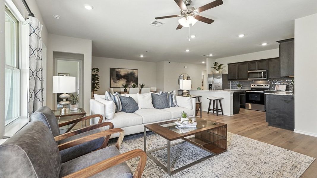 Furnished interior view inside a new home in Waverly Estates, Josephine (Image 7).