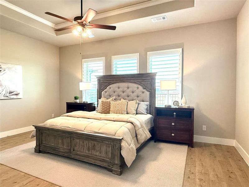 Furnished interior view inside a new home in Ladera at the Reserve, Mansfield (Image 6).